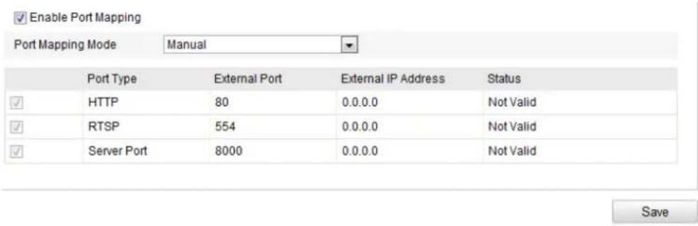 LEVELONE FCS-3084 - To port mapping with the customized port numbers: - 1