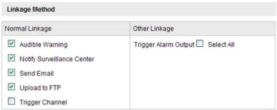 LEVELONE FCS-3084 - Set the Alarm Actions for Motion Detection. - 1