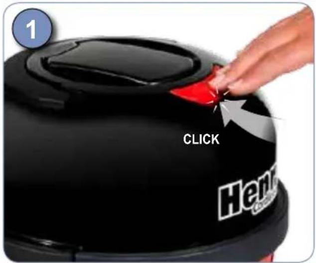 Numatic Henry Cordless HVB160 - Charging the machine - 1