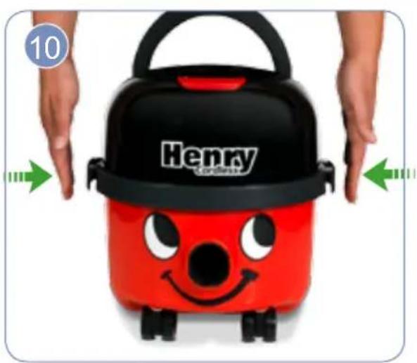 Numatic Henry Cordless HVB160 - Using your machine - 19