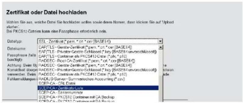 LANCOM 1781VA - Sichern und Wiederherstellen weiterer Dateien der SCEP-CA - 2
