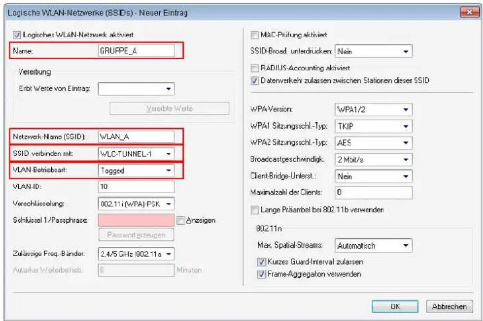 LANCOM 1781VA - Konfiguration der WLAN-Einstellungen - 1