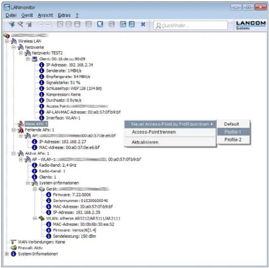 LANCOM 1781VA - Anzeigen und Aktionen im LANmonitor - 1