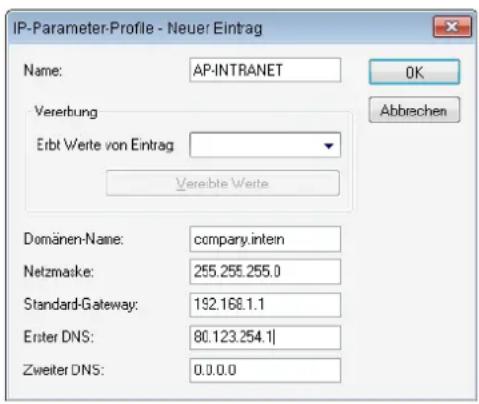LANCOM 1781VA - IP-Parameter-Profile - 1