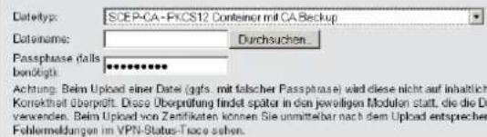 LANCOM 1781VA - Zertifikat oder Datei hochladen - 1