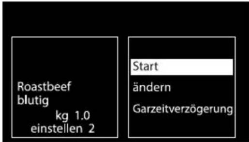 SMEG SF130N - Aktivierung eines Programms - 5