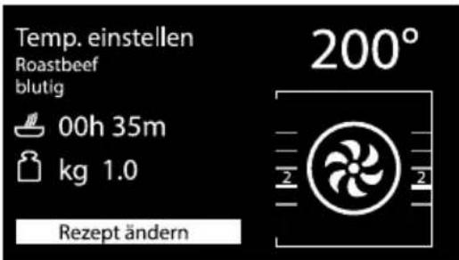SMEG SF130N - Die dem Programm zugeordnete Temperatur auswählen. - 1