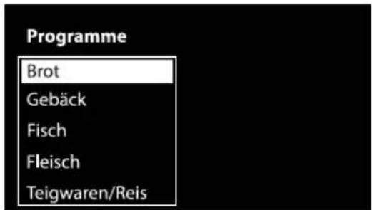 SMEG SF130N - Aktivierung eines Programms - 1