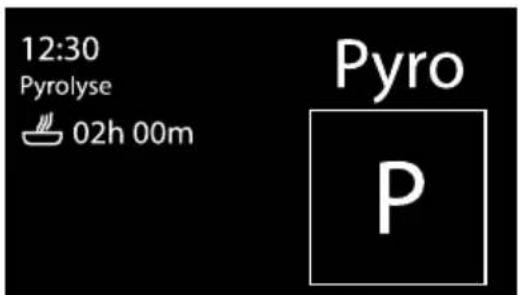 SMEG SF130N - Einstellung der Pyrolyse - 4