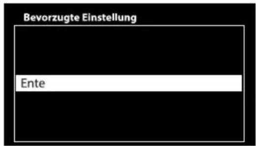 SMEG SF130N - Bevorzugte Einstellung - 1