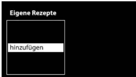 SMEG SF130N - Ein Rezept hinzufügen - 1