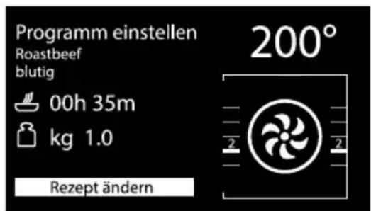 SMEG SF130B - Permanente Abänderung eines Programms - 2