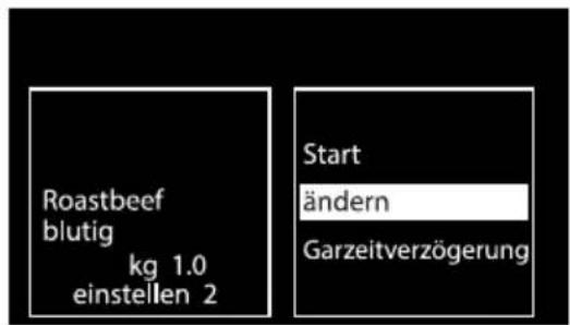 SMEG SF130B - Permanente Abänderung eines Programms - 1