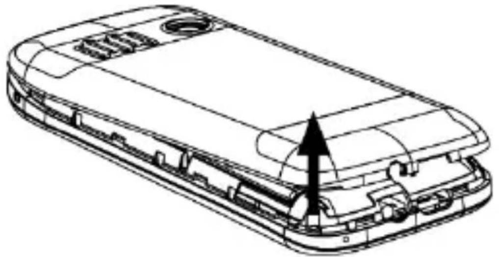 Bea-fon C60 - Einsetzen der SIM-Karte - 1