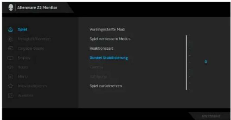 ALIENWARE AW2518HF - Dunkel Stabilisierung - 1