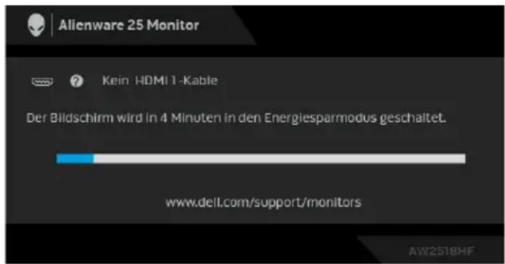 ALIENWARE AW2518HF - Selbsttest - 1