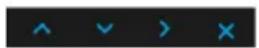 ALIENWARE AW2518HF - Zugriff aufs Menüsystem - 3