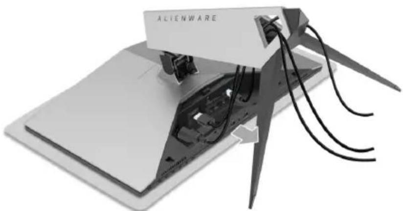 ALIENWARE AW2518HF - Monitorständer abnehmen - 4