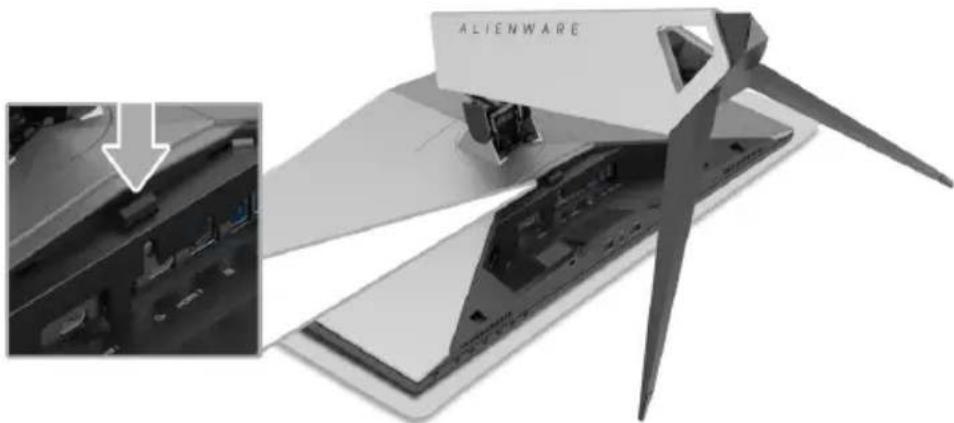 ALIENWARE AW2518HF - Monitorständer abnehmen - 5