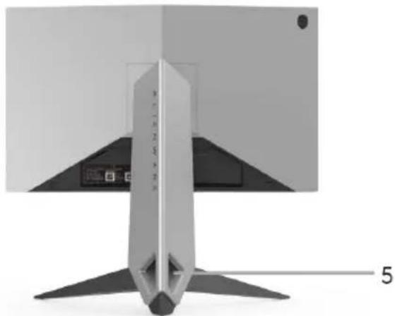 ALIENWARE AW2518HF - Ansicht von hinten - 2