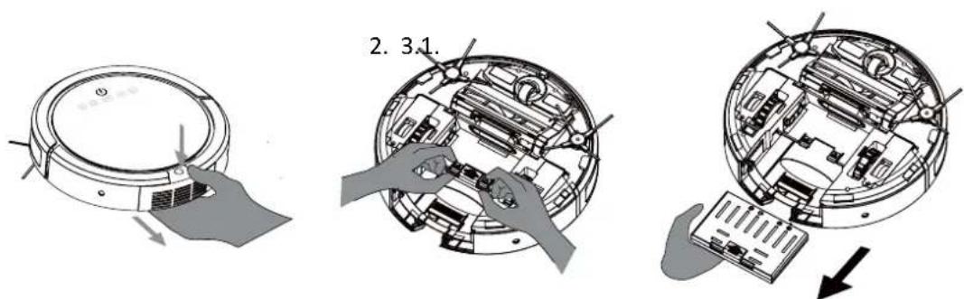 Moneual ME485 - Battery Removal - 1