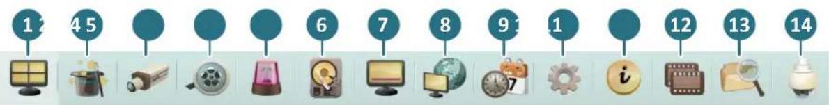 EverFocus ELUX16 - Menu Bar - 1