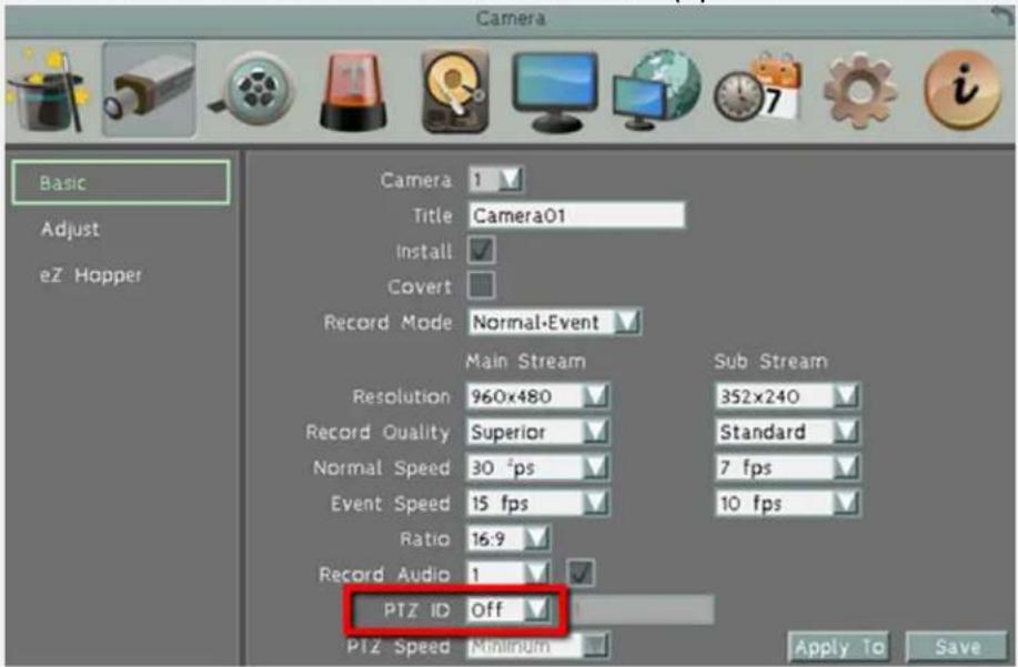 EverFocus ELUX16 - Note: - 1