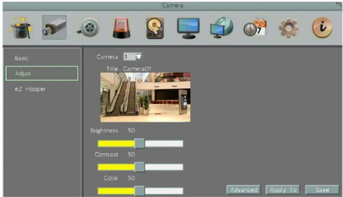EverFocus ELUX4 - Adjust Setting - 1