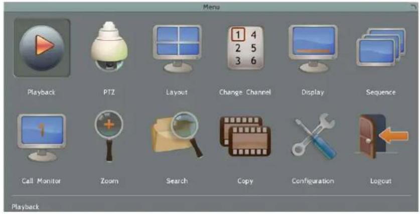 EverFocus ELUX4 - OSD Root Menu - 1