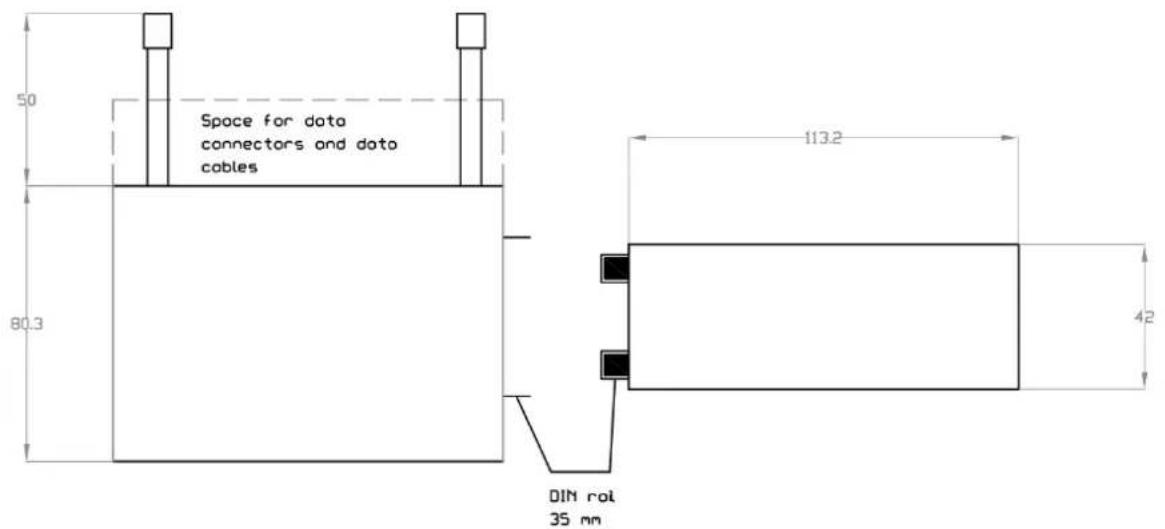 B&B Electronics ERT310 - Dimensions - 1