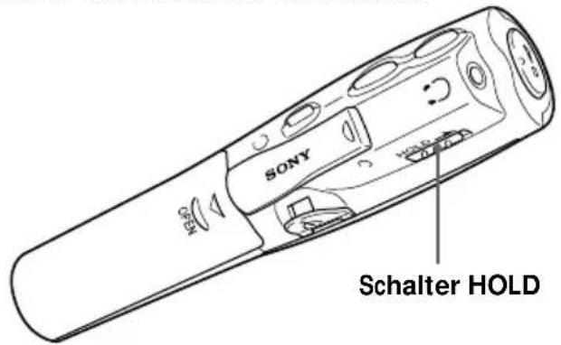 SONY Schalter HOLD