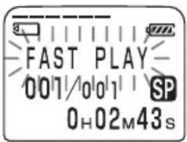 FAST PLAY 00'1/'0'0'1' SP 0H02M43s