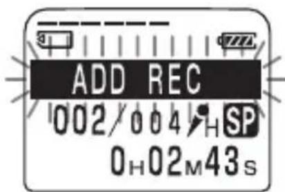 ADD REC 002/004 H SP 0H02M43S