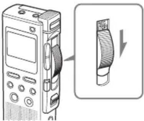 SONY ICD-BM1 - Beenden der Aufnahme. - 1