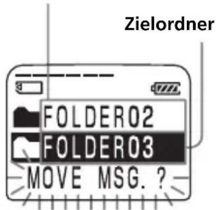 Zielordner FOLDER02 FOLDER03 MOVE MSG. ?