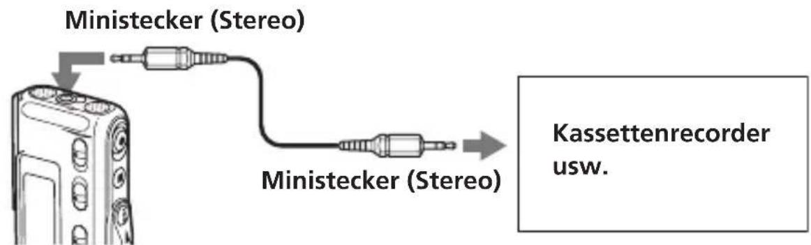 Ministecker (Stereo) Ministecker (Stereo) Kassettenrecorder usw.