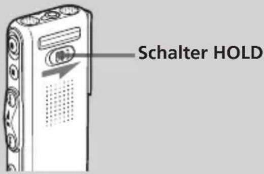 Schalter HOLD