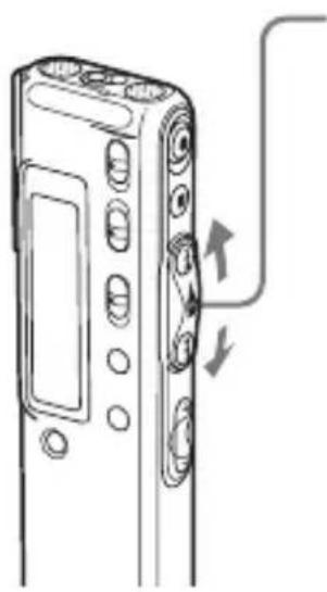 SONY ICD-SX25 - Wählen Sie die Nummer des Memos aus. - 1