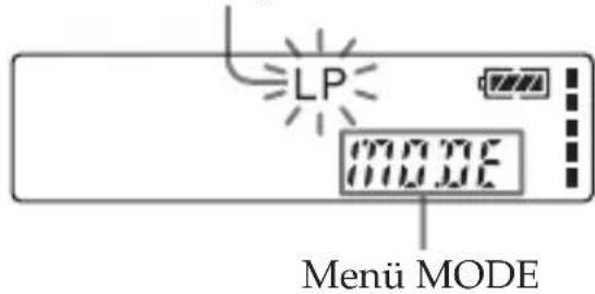 LP 170.00E Menu MODE