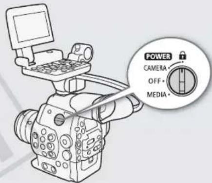 POWER CAMERA OFF MEDIA
