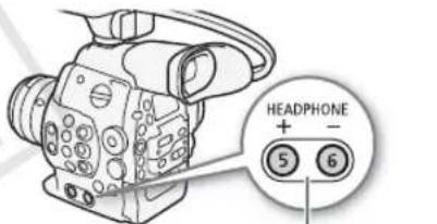 HEADPHONE + - 5 6