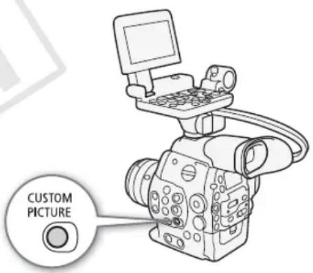 CANON EOS C300 EF - Auswählen von benutzerdefinierten Bilddateien - 1