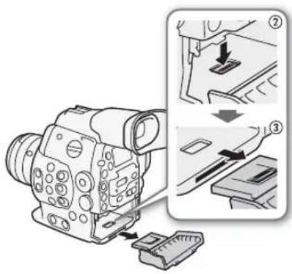 CANON EOS C300 EF - Verwendung von Akkus mit höherer Kapazität - 1