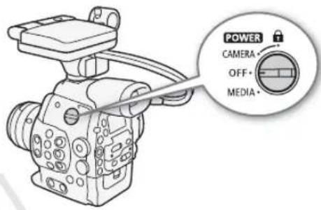 POWER CAMERA OFF MEDIA