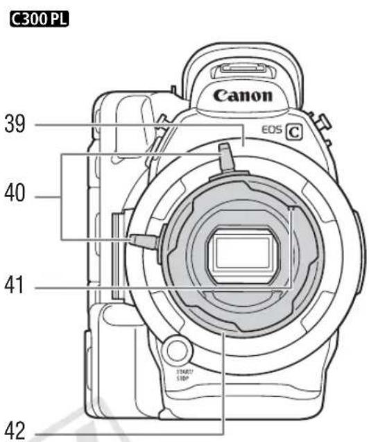 C300 PL Canon EOS C 39 40 41 42
