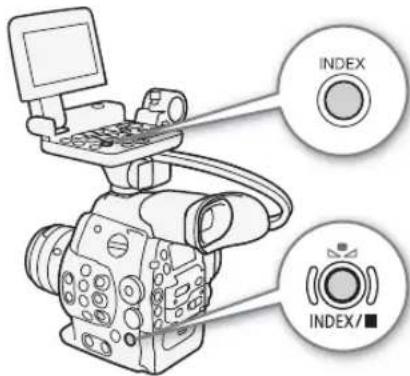 CANON EOS C300 EF - Auf andere Indexansichten wechseln - 1