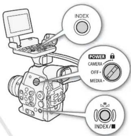 INDEX POWER CAMERA OFF MEDIA INDEX/