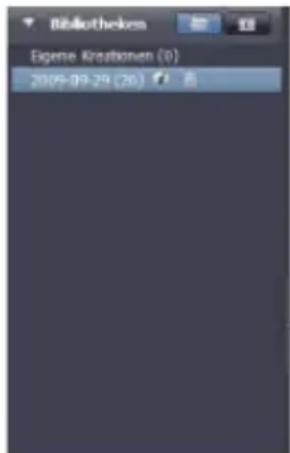 MEDION LIFE X47030 MD 86641 - So schalten Sie in die Bibliotheksansicht - 1