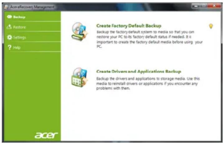 ACER Aspire V3-532 - Erstellen einer Sicherungskopie für die Wiederherstellung (USB-Stick) - 3