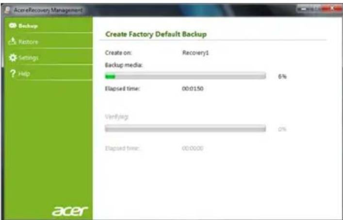 ACER Aspire V3-532 - Erstellen einer Sicherungskopie für die Wiederherstellung (optisches Laufwerk) - 4